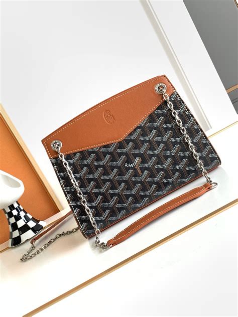 goyard rouette structuré mini bag.